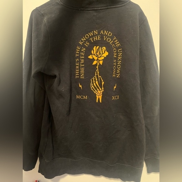 Volcom Black Cowl Neck Sweater - Picture 2 of 4